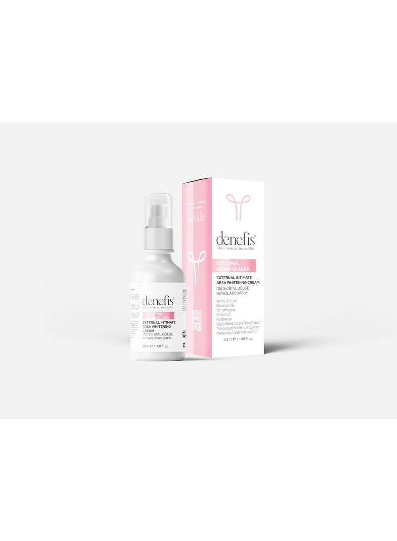 Denefis Intimate Area Whitening Cream – Gentle Brightening & Soothing Care – 50ml - Image 1